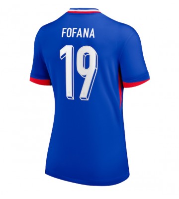 Francia Youssouf Fofana #19 Primera Equipación Mujer Eurocopa 2024 Manga Corta